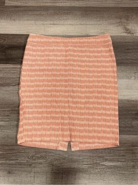 LOFT Women’s Pink Ivory Curvy Straight Pencil Skirt  Business Formal Size 14